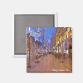 zFR060 CHAMPS-ELYSES、パリ、フランス、冷蔵庫 マグネット (正面/裏面)