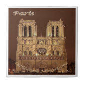 zFR061 NOTRE DAME Paris，フランス， タイル (正面)
