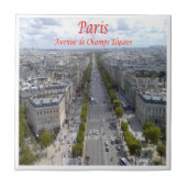 zFR063 CHAMPS-ELYSES，パリ，フランス， タイル (正面)
