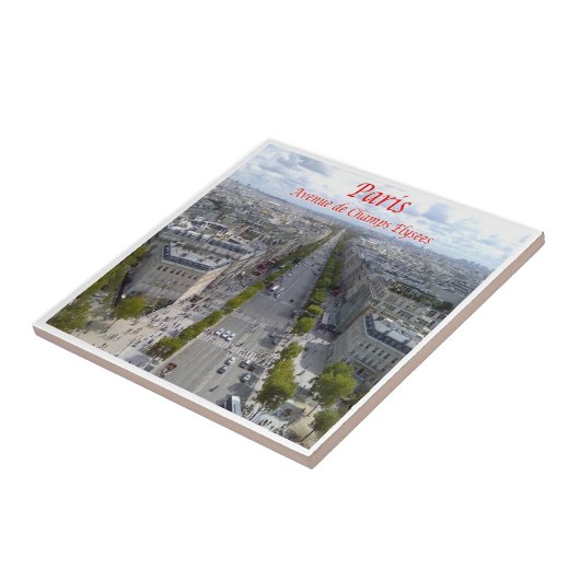 zFR063 CHAMPS-ELYSES，パリ，フランス， タイル (側面)
