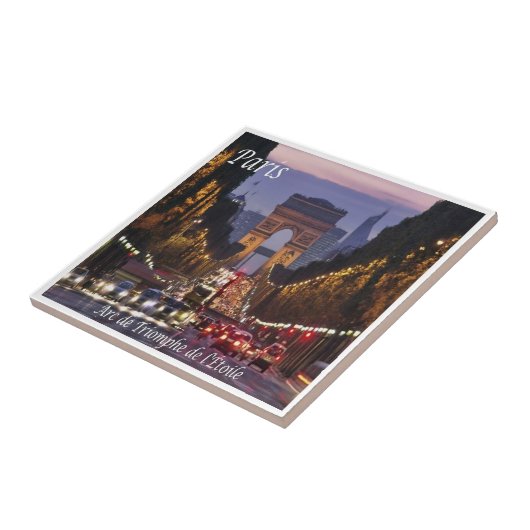 zFR064 ARC DE TRIOMPHE,パリ,フランス, タイル (側面)