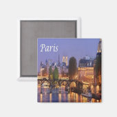zFR065 PARISパノラマ，フランス，冷蔵庫 マグネット (正面/裏面)