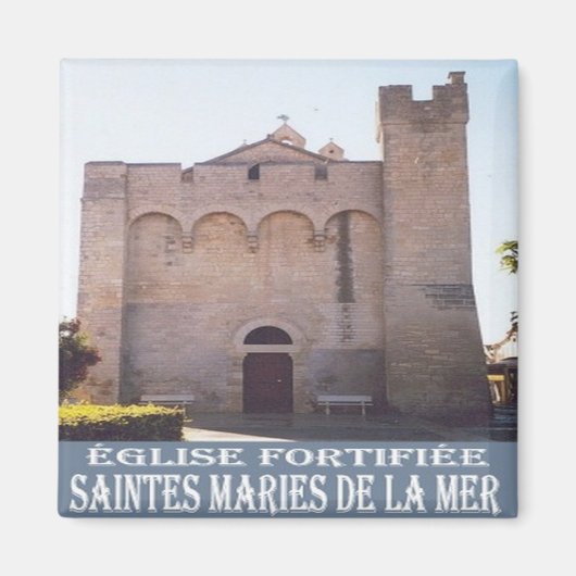 zFR074 SAINTES-MARIES-DE-LA-MER, フランスのRiviera, マグネット (正面)