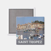 zFR079 SAINT TROPEZ, Riviera,フランスの冷蔵庫 マグネット (正面/裏面)