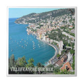 zFR083 VILLEFRANCHE SUR MER フランスの RIVIERA, タイル (正面)
