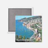 zFR083 VILLEFRANCHE SUR MER フランスの Riviera、冷蔵庫 マグネット (正面/裏面)