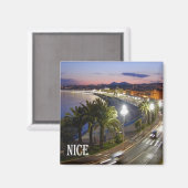 zFR085 NICE NIZZA フランスの Riviera，フランス，冷蔵庫 マグネット (正面/裏面)