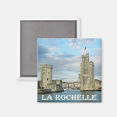 zFR091 LA ROCHELLE, Riviera，フフランスのランス，冷蔵庫 マグネット (正面/裏面)
