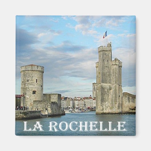 zFR091 LA ROCHELLE, Riviera，フフランスのランス，冷蔵庫 マグネット (正面)