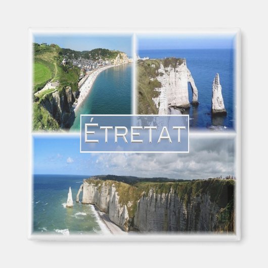 zFR101 ETRETAT Normandy、冷蔵庫 マグネット (正面)