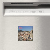 zFR120 CALVIパノラマ、コルシカ島、冷蔵庫 マグネット (インサイチュ (食洗機))