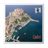 zFR121 CALVIパノラマ、コルシカ島、 タイル (正面)