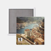 zFR123 BONIFACIOパノラマ、コルシカ マグネット (正面/裏面)