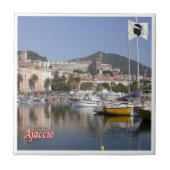zFR129 AJACCIO harbor, Corsica, タイル (正面)