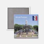 zFR141 AIX EN PROVENCE，フランス，冷蔵庫 マグネット (正面/裏面)