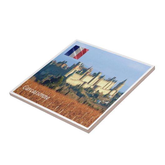 zFR143 CARCASSONE、フランス、 タイル (側面)