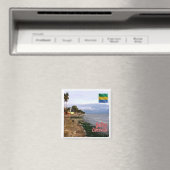 zGA005 LIBREVILLE，ガボン，アフリカ，冷蔵庫 マグネット (インサイチュ (食洗機))