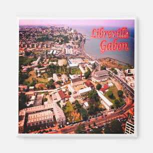 zGA006 LIBREVILLE,ガボン,アフリカ,冷蔵庫 マグネット