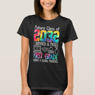Zgb6未来のクラス2032 小学1年生の先生のバック tシャツ