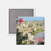 zGE006 KUTAISI，ジョージア，アジア，冷蔵庫 マグネット (正面/裏面)