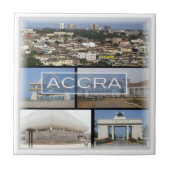 zGH009 ACCRA，モザイク，ガーナ，アフリカ， タイル (正面)