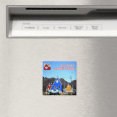 zGL008 KALAALLIT NUNAAT, Greenland,冷蔵庫 マグネット (インサイチュ (食洗機))