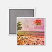 zGM006 BANJUL、ガンビア、アフリカ、冷蔵庫 マグネット (正面/裏面)