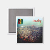 zGN003 CONAKRY，ギニア，アフリカ，冷蔵庫 マグネット (正面/裏面)