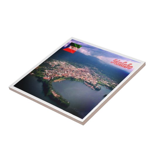 zGQ004 MALABO,赤道ギニア,アフリカ, タイル (側面)