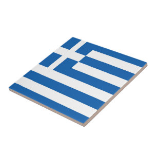 zGR001ギリシャ国旗, タイル