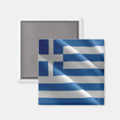 zGR002ギリシャ国旗、冷蔵庫 マグネット (正面/裏面)