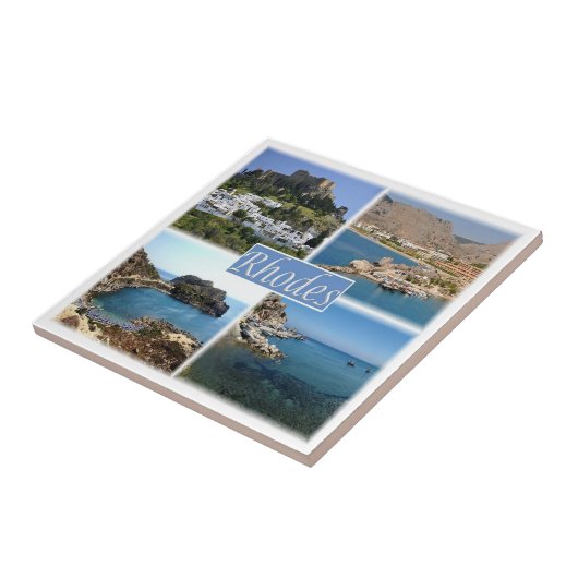 zGR025 RHODES、ギリシャ、ヨーロッパ、 タイル (側面)