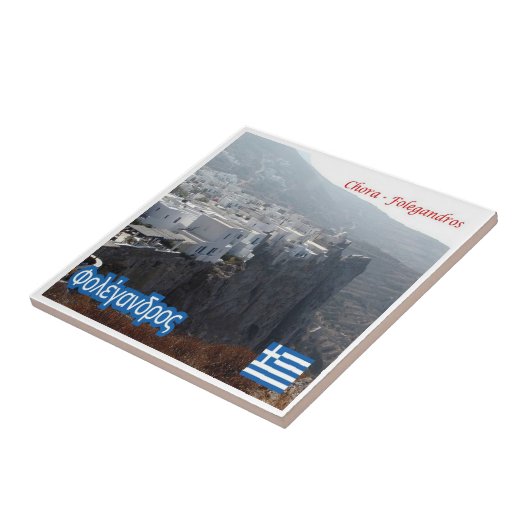 zGR027 FOLEGANDROS，ギリシャ， タイル (側面)