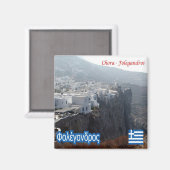 zGR027 FOLEGANDROS,ギリシャ,冷蔵庫 マグネット (正面/裏面)