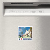 zGR031 SANTORINI I Love, Oia，ギリシャ，冷蔵庫 マグネット (インサイチュ (食洗機))