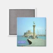 zGR036 RHODES,ギリシャ,冷蔵庫 マグネット (正面/裏面)