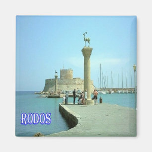 zGR036 RHODES,ギリシャ,冷蔵庫 マグネット