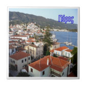 zGR043 PAROSギリシャ, タイル (正面)