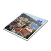 zGR043 PAROSギリシャ， タイル (側面)