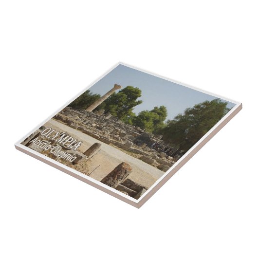 zGR046 OLIMPIA、ギリシャ タイル (側面)