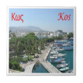 zGR055 KOS、ギリシャ、 タイル (正面)