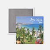 zGR065 CYPRUS - AYA NAPA – ギリシャ – 冷蔵庫 マグネット (正面/裏面)