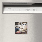 zGR105 MYKONOSパノラマ，ギリシャ，冷蔵庫 マグネット (インサイチュ (食洗機))