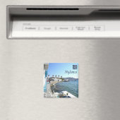 zGR108 MYKONOS – リトルヴェニス – ギリシャ – 冷蔵庫 マグネット (インサイチュ (食洗機))