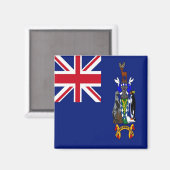 zGS001 SOUTH GEORGIA SOUTH SANDWICH,国旗,冷蔵庫 マグネット (正面/裏面)