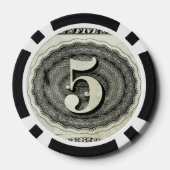 ZH5 ポーカー チップ (裏面)