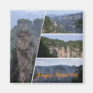 Zhangjiajieのコラージュの磁石 マグネット
