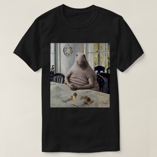 Zhdun Snorp夕食を待っている Tシャツ (デザイン正面)