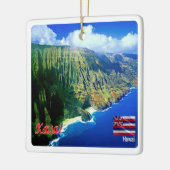 zHI006 KAUAI, HAWAII, Aerial View, Oceania, セラミックオーナメント (左)