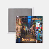 zHK006香港テンプル通りナイトマーケット マグネット (正面/裏面)